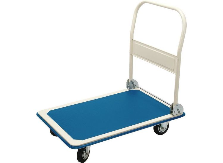 Draper 04692 300kg Platform Trolley with Folding Handle - 900 x 600 x 850mm