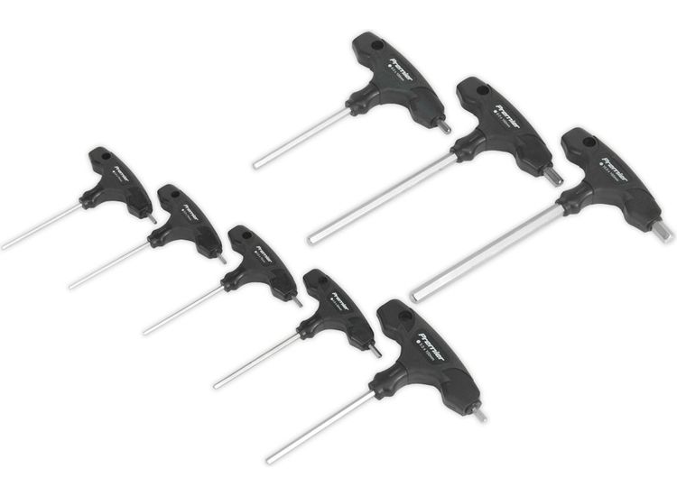 Sealey AK7143 Hex Key Set 8pc T-Handle Metric