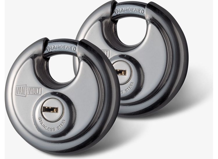 Van Vault 70mm Disc Lock (Twin Pack)