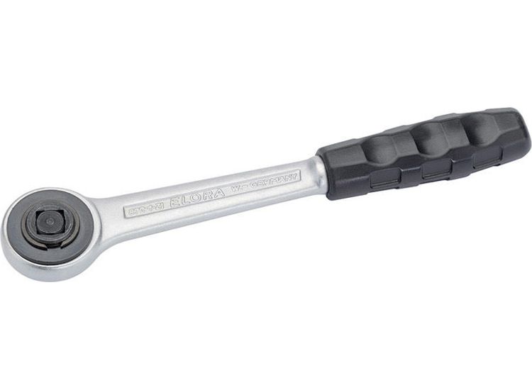 Elora 00137 200mm 3/8" Square Drive Push Through Reversible Ratchet