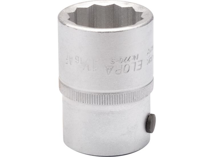 Elora 00484 1.1/16" 3/4" Square Drive Bi-Hexagon Socket
