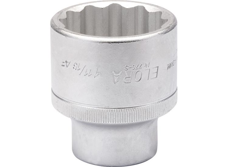 Elora 00583 1.11/16" 3/4" Square Drive Bi-Hexagon Socket