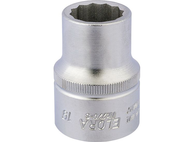 Elora 00682 19mm 3/4" Square Drive Bi-Hexagon Socket