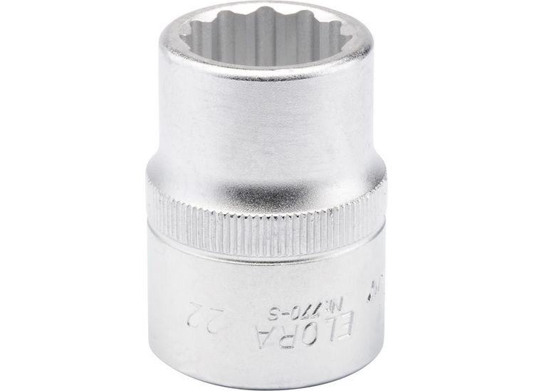 Elora 00707 22mm 3/4" Square Drive Bi-Hexagon Socket