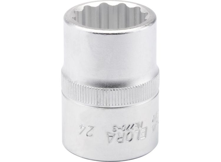 Elora 00723 24mm 3/4" Square Drive Bi-Hexagon Socket