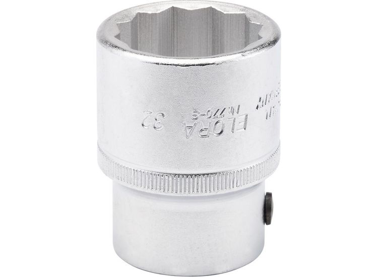 Elora 00773 32mm 3/4" Square Drive Bi-Hexagon Socket