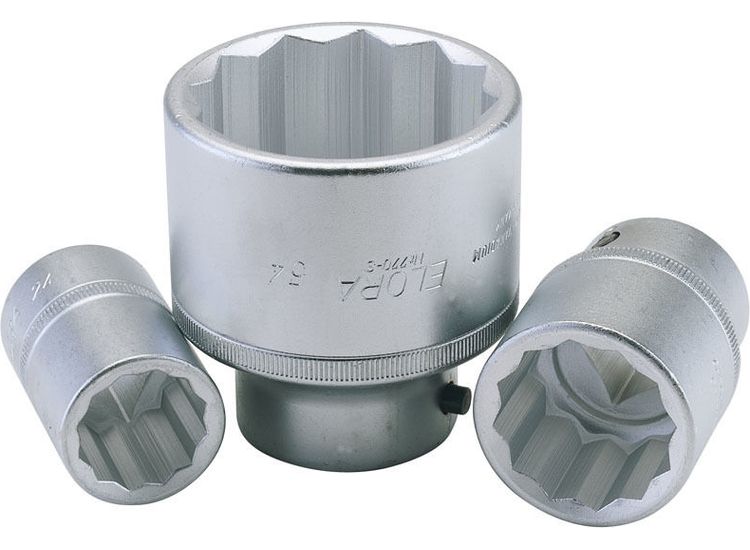 Elora 00781 33mm 3/4" Square Drive Bi-Hexagon Socket