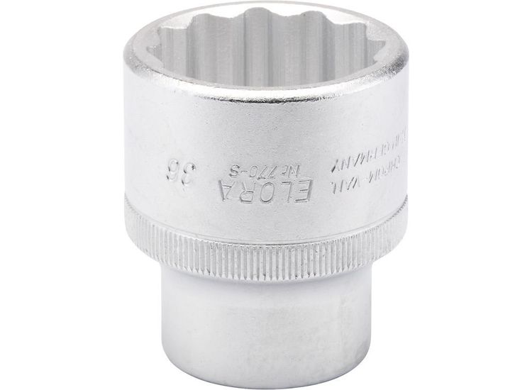 Elora 00799 36mm 3/4" Square Drive Bi-Hexagon Socket
