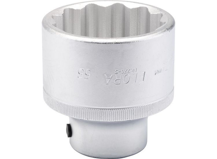 Elora 00898 55mm 3/4" Square Drive Bi-Hexagon Socket