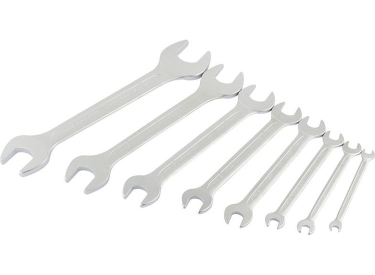 Draper 01218 Long Imperial Open End Spanner Set (8 Piece)