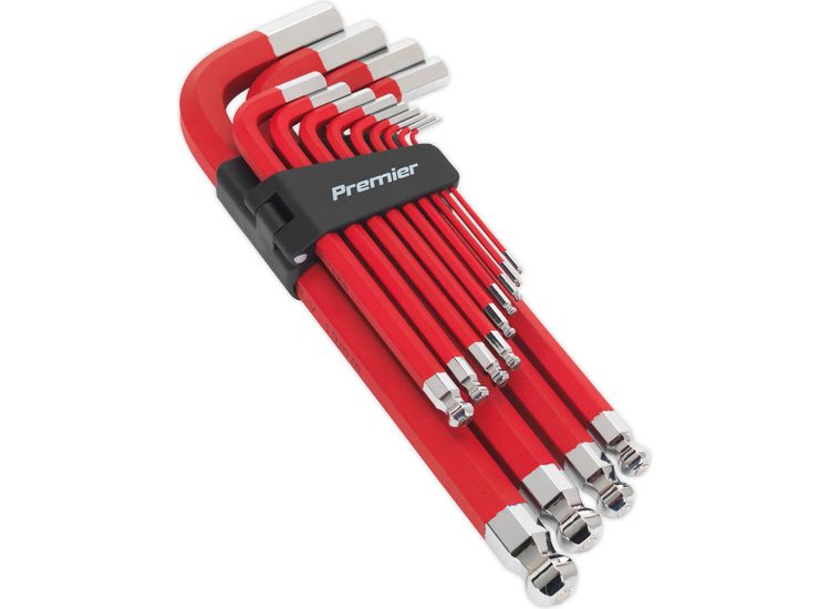 Sealey AK7187 Jumbo Ball-End Hex Key Set 13pc Anti-Slip - Metric