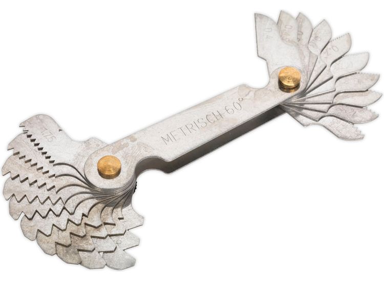 Sealey AK71SPG Screw Pitch Gauge Set 20pc Metric