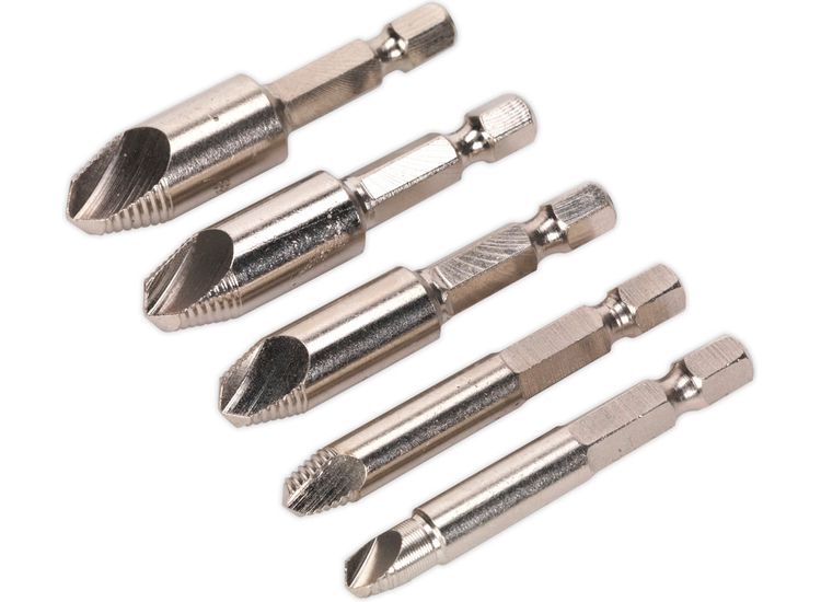 Sealey AK7228 HSS Screw Extractor Set 5pc