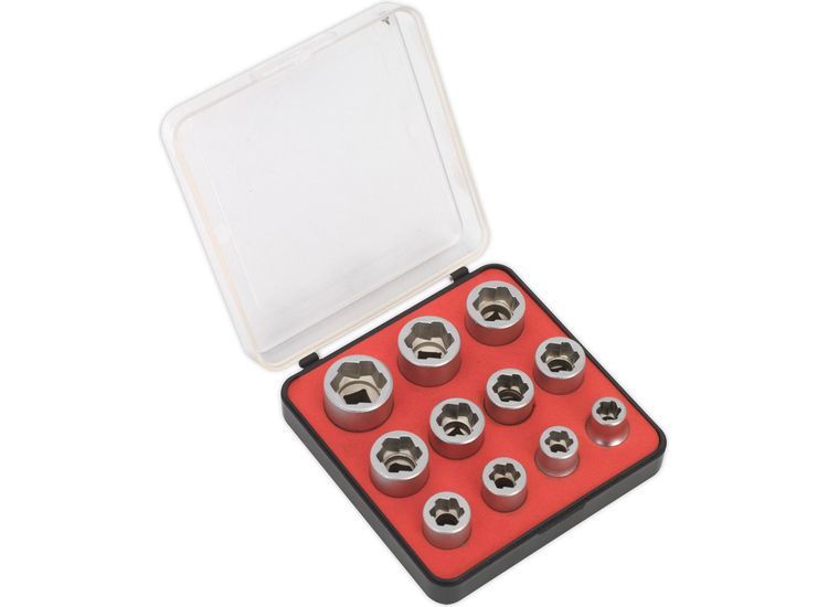 Sealey AK7281 Bolt Extractor Socket Set 11pc 3/8"Sq Drive Metric