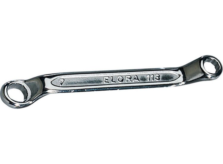 Elora 02604 6mm x 7mm Midget Deep Crank Metric Ring Spanner