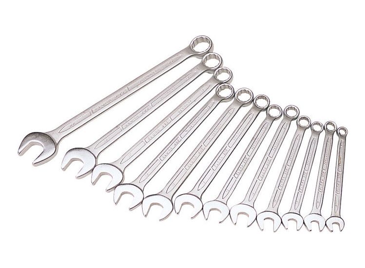 Draper 03090 Long Metric Combination Spanner Set (12 Piece)