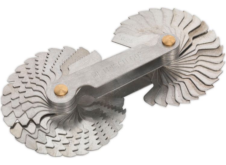 Sealey AK73SPG Screw Pitch Gauge Set 52pc BSW/Metric