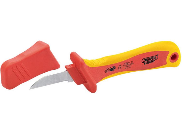 Draper 04615 VDE Fully Insulated Cable Knife (200mm)