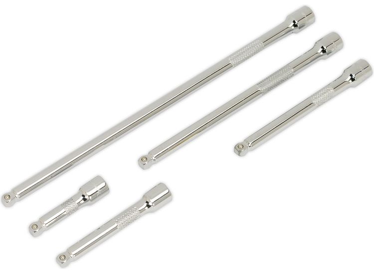 Sealey AK766 Wobble Extension Bar Set 5pc 1/4"Sq Drive