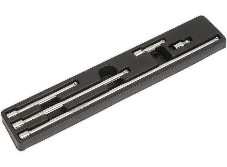 Sealey AK767 Wobble Extension Bar Set 5pc 3/8"Sq Drive
