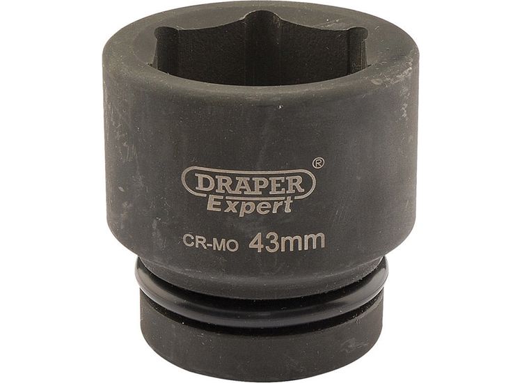 Draper 05123 Expert 43mm 1" Square Drive Hi-Torq&amp;#174; 6 Point Impact Socket