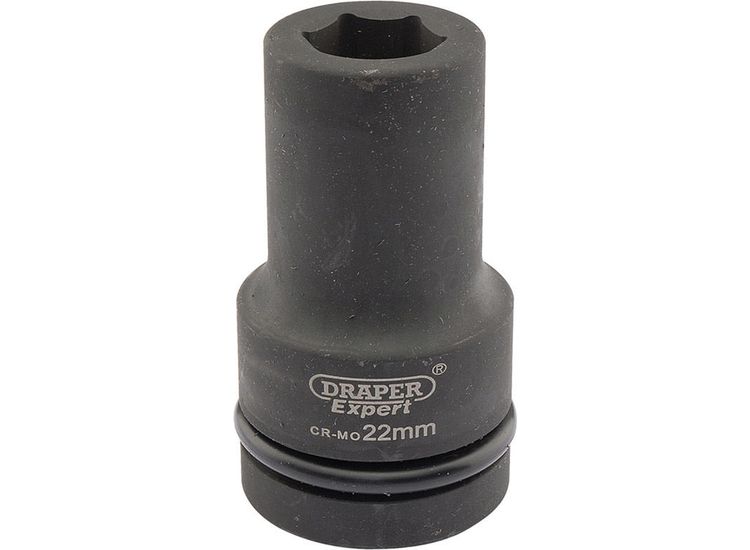 Draper 05137 Expert 22mm 1" Square Drive Hi-Torq&amp;#174; 6 Point Deep Impact Socket