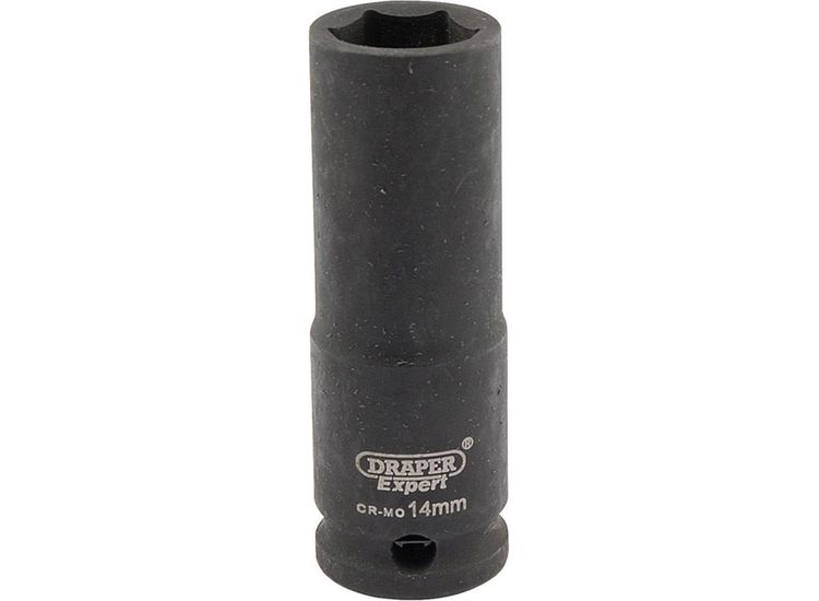 Draper 06887 Expert 14mm 3/8" Square Drive Hi-Torq&amp;#174; 6 Point Deep Impact Socket