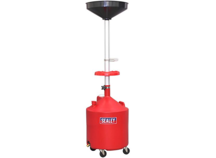Sealey AK80D Mobile Oil Drainer 80ltr Gravity Discharge