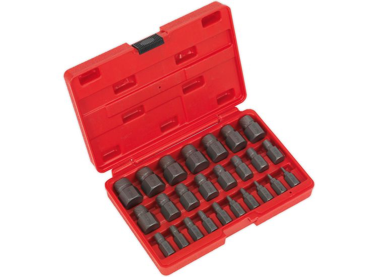 Sealey AK8182 Multi-Spline Screw Extractor Set 25pc