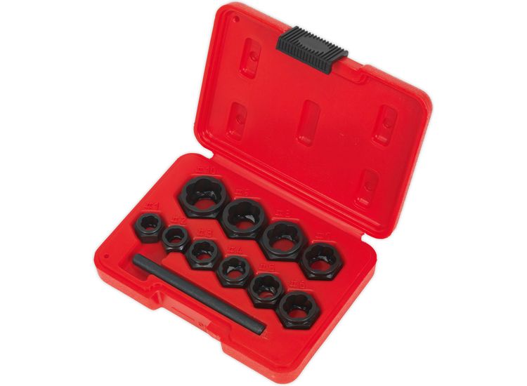 Sealey AK8183 Bolt Extractor Set 11pc Spanner Type