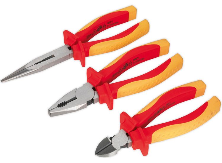 Sealey AK83452 Pliers Set 3pc VDE Approved