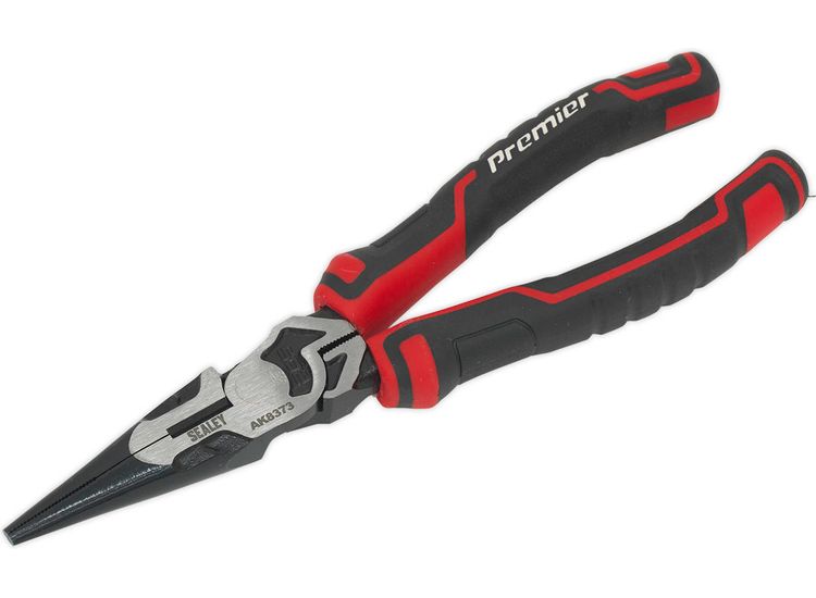 Sealey AK8373 Long Nose Pliers High Leverage 200mm