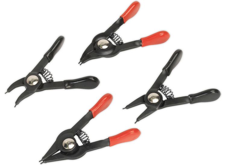 Sealey AK8449 Mini Circlip Pliers Set 4pc