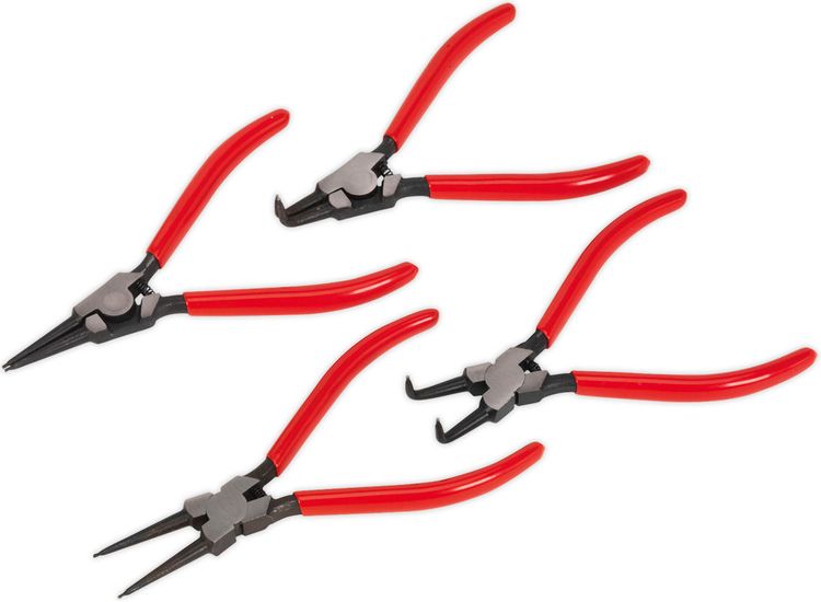 Sealey AK8454 Circlip Pliers Set 4pc 180mm