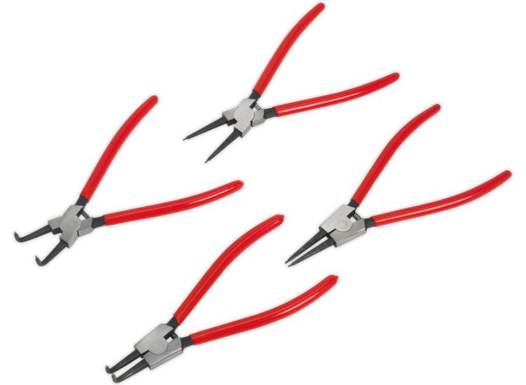Sealey AK8456 Internal/External Circlip Pliers Set 4pc 230mm