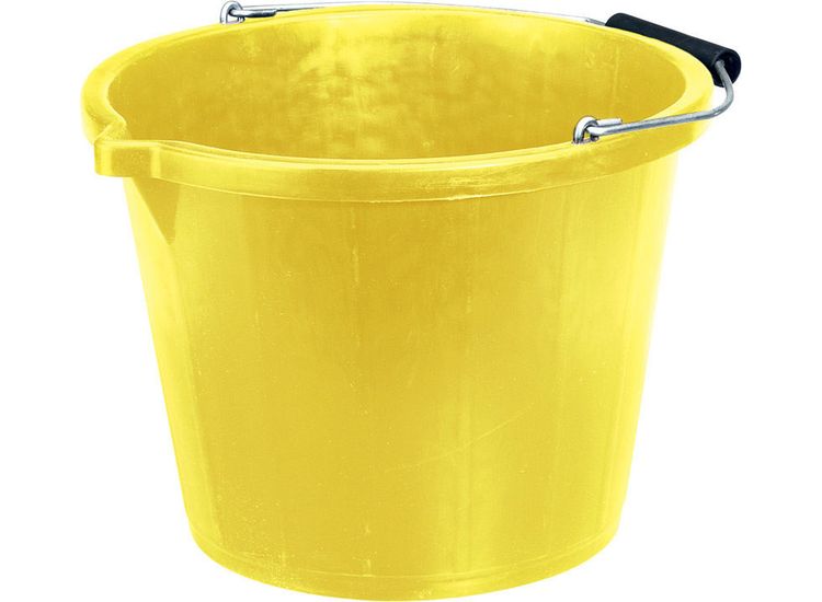 Draper 10636 Bucket - Yellow (14.8L)