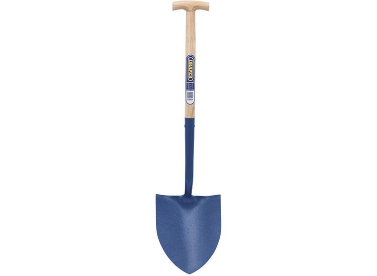 Draper 10875 Solid Forged Round Mouth T-Handle Shovel with Ash Shaft