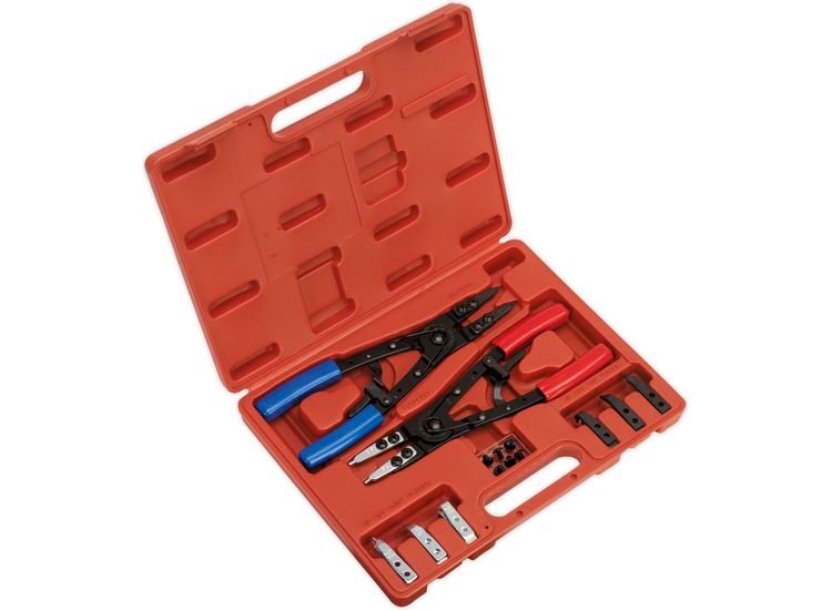 Sealey AK8500 Circlip Pliers Set Internal/External 265mm Heavy-Duty