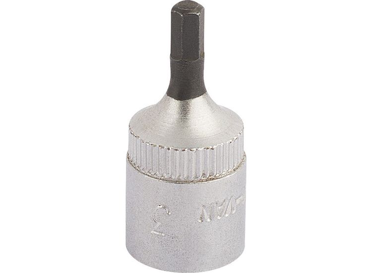 Elora 11124 3mm 1/4" Sq. Dr. Hexagon Screwdriver Socket