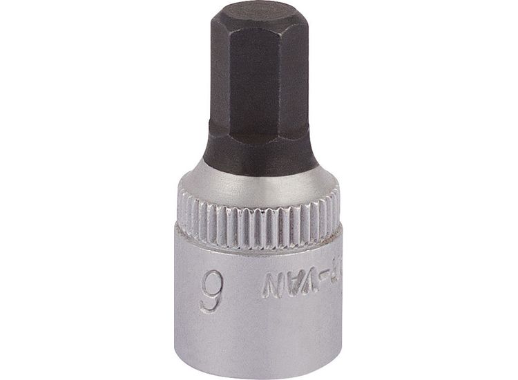 Elora 11127 6mm 1/4" Sq. Dr. Hexagon Screwdriver Socket