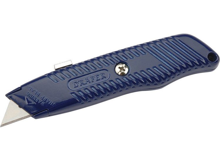 Draper 11529 Retractable Blade Trimming Knife with Five Spare Blades