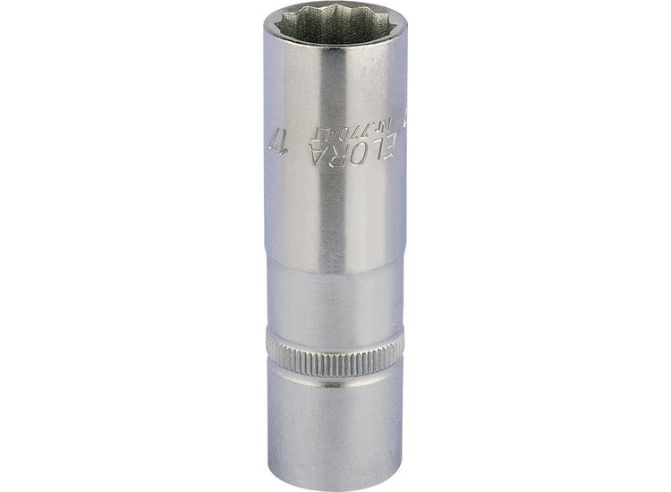 Elora 11935 17mm 1/2" Sq. Dr. Deep Bi-Hexagon Socket