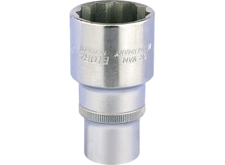 Elora 11940 32mm 1/2" Sq. Dr. Deep Bi-Hexagon Socket