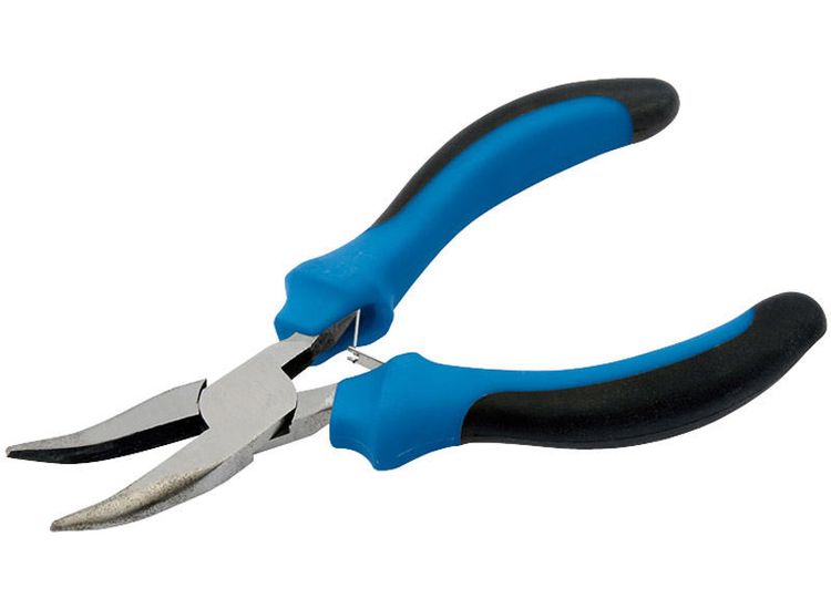 Draper 12540 125mm Soft Grip Bent Nose Mini Pliers
