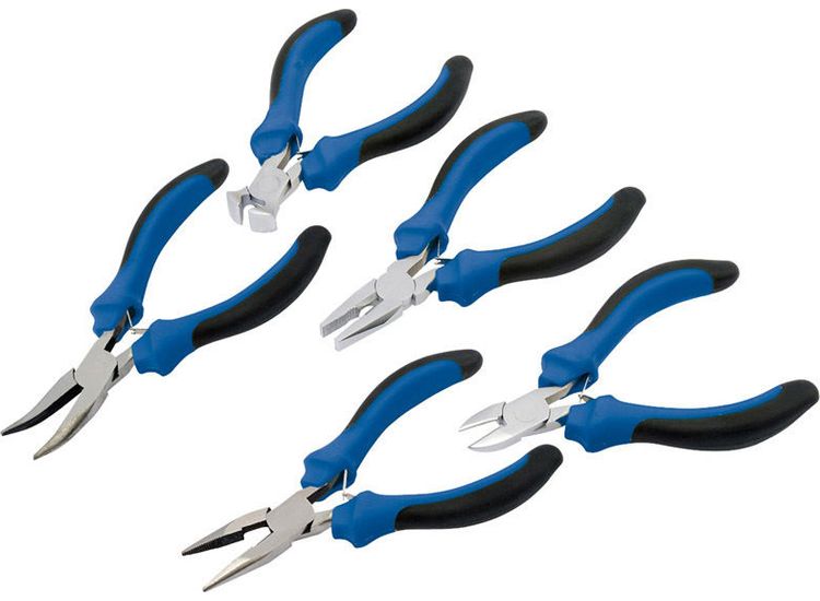 Draper 12544 Soft Grip Mini Pliers Set (5 Piece)