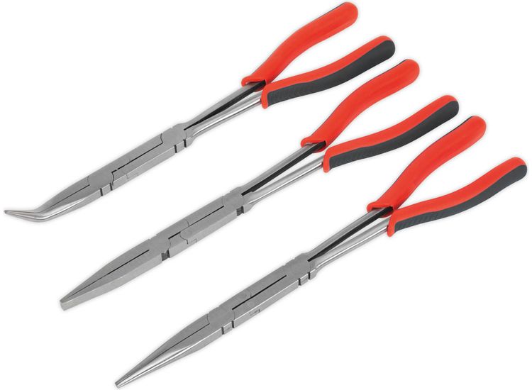 Sealey AK8580 Double Joint Pliers Set 3pc Long Reach 335mm