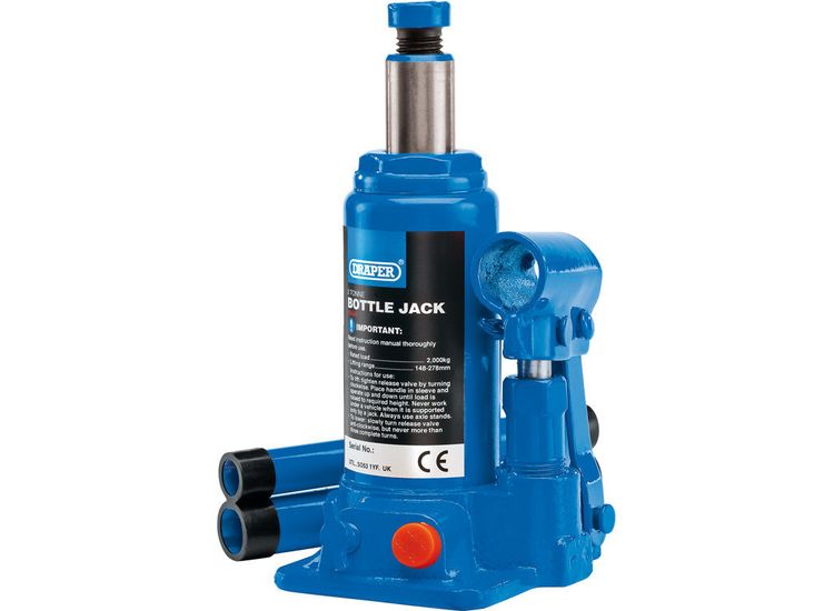 Draper 13064 Hydraulic Bottle Jack (2 Tonne)