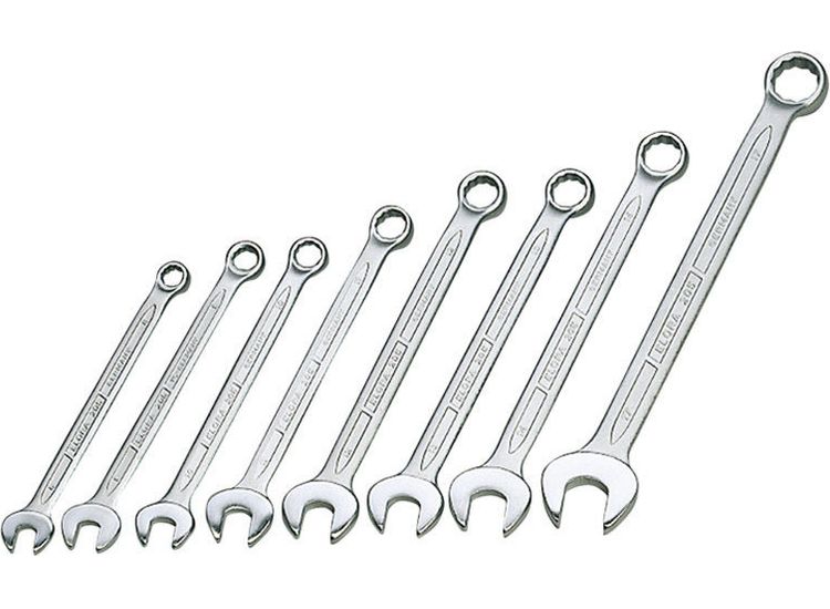 Draper 13710 Long Metric Combination Spanner Set (8 Piece)