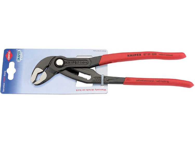 Draper 13758 Knipex 87 01 180 SBE 180mm Cobra&amp;#174; Waterpump Pliers