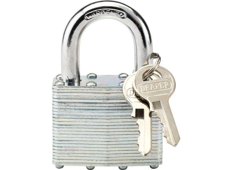 Draper 14021 50mm Laminated Steel Padlock